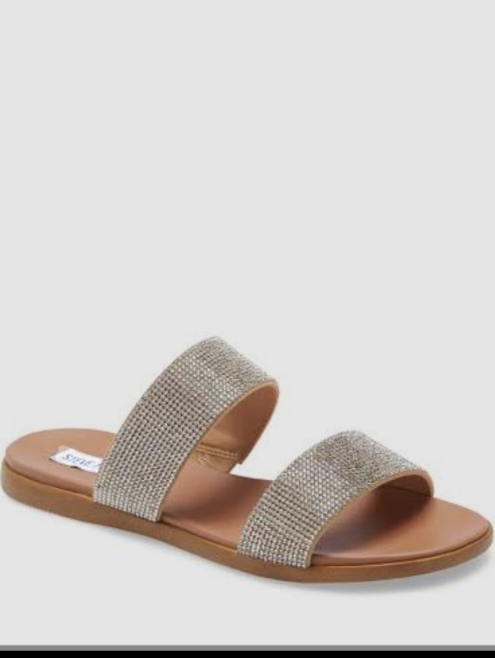 Steve Madden Dual R  Rhinestone Sandals Size 9 - Picture 5 of 6